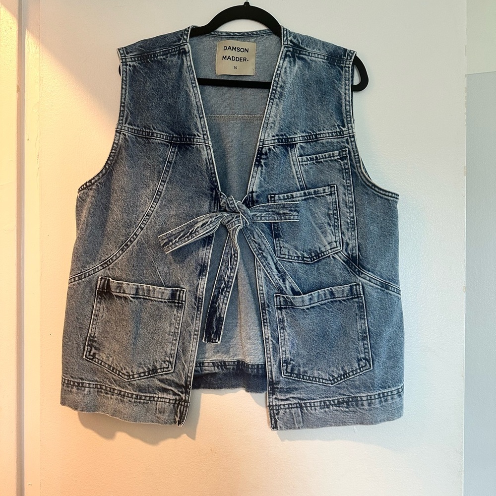 Damson Madder Denim Vest